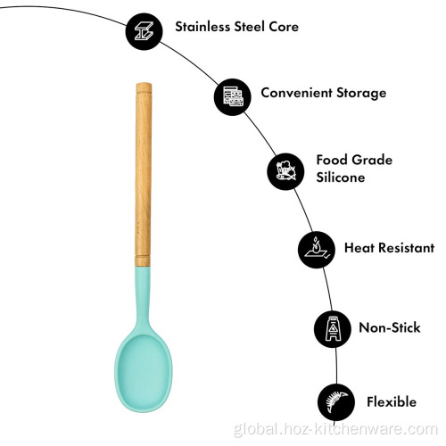 High Heat Resistant Silicone Spatula High Heat Resistant Silicone Spatula Spoon Manufactory